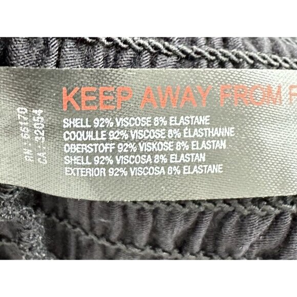 NWT Anthropologie Ruched Skirt Set L $128 Black Crop Top 2 Piece - Picture 10 of 10